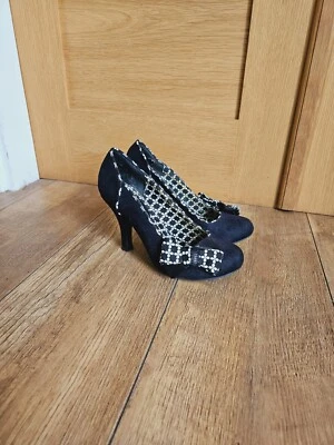 💜 Zapato de corte de tacón medio con lazo talla 5 RUBY SHOO Foto 1 de 4