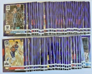 2022-23 Donruss Optic Basketball Purple Shock Prizm Complete Your Set Box 1-250