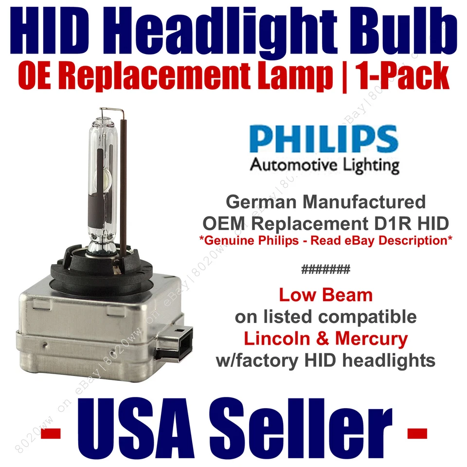Faro OE HID haz bajo GENUINO alemán se adapta a Select Lincoln/Mercury D1R Foto 1 de 1