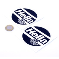 Hella Stickers Rally Car Classic Car Motorbike Racing Vinyl Decals 75mm x2