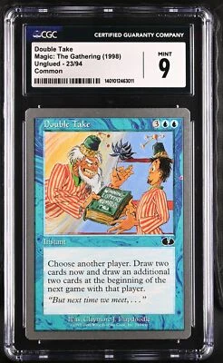 DOUBLE TAKE Unglued C CGC 9 MTG [Nostalgium] - Image 1 of 2