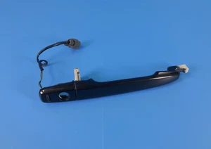 08-15 MITSUBISHI LANCER EVO X FRONT LEFT DRIVER DOOR HANDLE PHANTOM BLACK - Picture 1 of 11