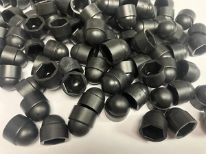 M6 Plastic Nut and Bolt Protection Cap Black for 10mm Hex Multi Qty - Picture 1 of 1
