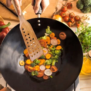 2pcs Wooden Turner Spatula for Cooking Non Stick Kitchen Utensil Set - Picture 1 of 12