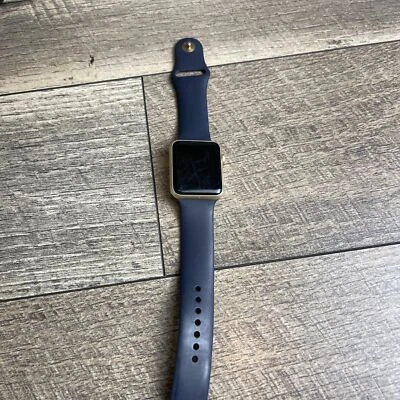 Apple Watch Series 1 Smartwatch Blue Strap 42mm 1.65" Display Aluminum Case - Image 1 of 4