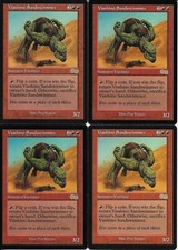 MTG: VIASHINO SANDSWIMMER Urza's Saga RARE; played, Excellent condition x4