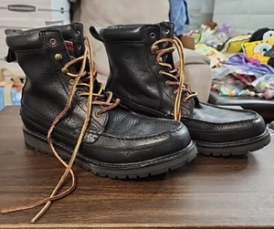 Botas para hombre Polo Ralph Lauren WILLINGCOTT de cuero negro al tobillo talla 10.5D excelente estado - Imagen 1 de 11