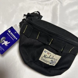 New Michelin Man Bibendum Waist Bag Black Men Waist Pouch Michelin Tire France - Picture 1 of 4