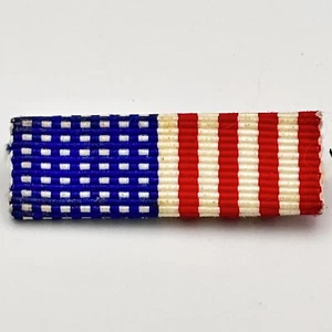 Police/Security/Fire: Stars and Stripes Ribbon Badge - Picture 1 of 2