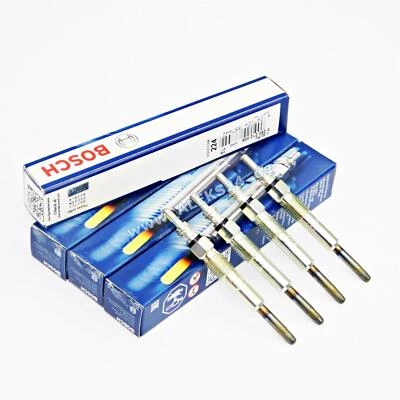 4x Bosch Bougies de Préchauffage pour Renault Mitsubishi Volvo Suzuki 1,5 1,9 - Photo 1/4