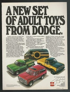 1978 DODGE TRUCKS advertisement, Truck print ad, Ramcharger, Warlock etc - Picture 1 of 3