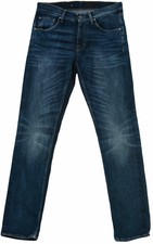 Tiger of Sweden Men's Jeans Denim Straight Blue Cotton Zip Size 31/32 Authentic