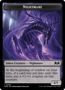 x4 Nightmare WOE TOKEN MTG 6 TOKEN M/NM 4x - Bild 1 von 1