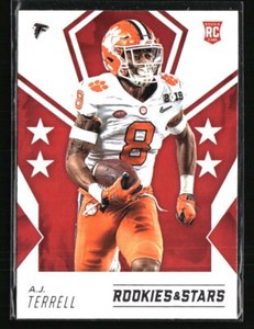 A.J. Terrell 2020 Panini Rookies & Stars RC #184 Football Card