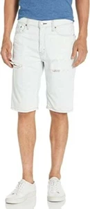 Levi's Men's 502 Long Regular Taper Fit Short colby Destructed -Size 38 - Picture 1 of 7