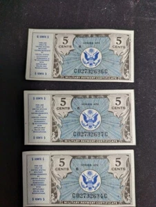 5C Military Payment Certificate Series 472 Uncirculated - Picture 1 of 2