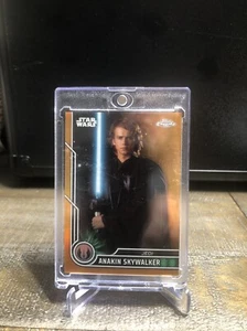 2023 Topps Chrome Star Wars Anakin Skywalker Orange Refractor /25 - Picture 1 of 14