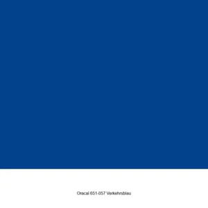 3,87 €/m² Oracal 651-057 Verkehrsblau Glänzend Plotterfolie 1,26 x 1 m - Bild 1 von 2