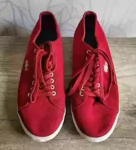 Lacoste Marcel Cor SPM shoes sneaker casual shoes sneakers red size 44 - Picture 1 of 8