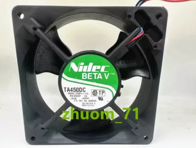 1PC Nidec 12038 TA450DC C33211-71A DC12V 0.49AMP cooling fan - Image 1 of 3