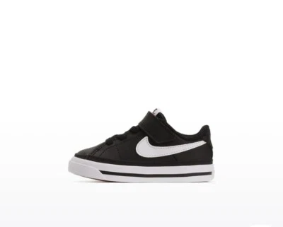 Nike Court Legacy Shoes  Black/White DA5382-002/DA5381-002 Toddler/ preschool SZ - Image 1 of 4