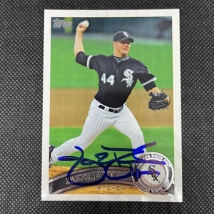 Jake Peavy Chicago White Sox Signed Auto 2011 Topps Card #CWS6 ~ COA - Picture 1 of 3