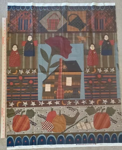 Brannock & Patek 1996 Cotton Quilt Fabric Panel 34" x 44" Moda - Picture 1 of 4