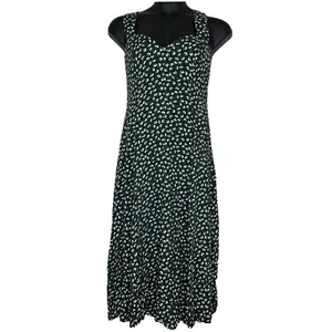 Abito Rampage Rayon senza maniche verde floreale Sweetheart Penifore da donna taglia 11 - Foto 1 di 3