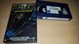 PYTHON Lautlos kommt der Tod - Schlangenhorror - Wil Wheaton - VCL uncut VHS - Picture 1 of 2