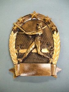 BASEBALL trophy resin star oval ROP5501 - Picture 1 of 1