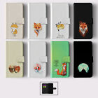 FLIP WALLET PHONE CASE FOR IPHONE 15 14 13 12 11 SE 8 RED FOX WILD ANIMAL