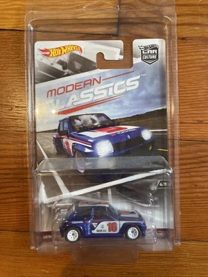 Hot Wheels Modern Classics Renault 5 Turbo - Marco de metal y pilotos reales - ¡Sellado! Foto 1 de 4