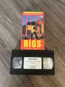 BIG RIGS CLOSE UP AND VERY PERSONAL VINTAGE VHS TAPE RARE HTF - Picture 1 of 2