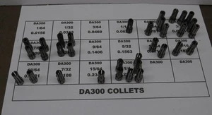 DA-300 COLLETS  - GOOD CONDITION USED COLLETS - Picture 1 of 1