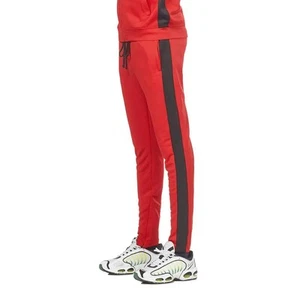 Rebel Minds Men Track Pants (Red Black) - Picture 1 of 16