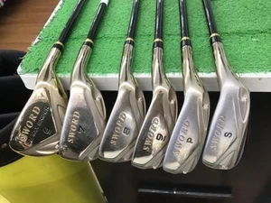 KATANA Golf SWORD iZU MAX SNIPER 6pcs Iron Set 6-9/P.S Flex-R No Head Cover - Picture 1 of 5