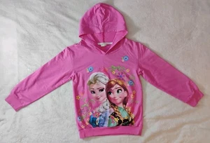 Disney Mädchen Frozen Elsa/Anna Hoodie Sweatshirt hellrosa Gr. L - Bild 1 von 6