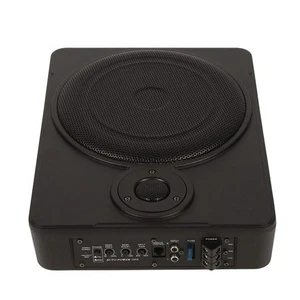 10in Car Subwoofer 600W Ultra Slim Aluminium Alloy Powered Car Subwoofer Wit NEW - Picture 1 of 12