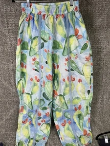 Charo Ruiz Ibiza Hose Damen Größe Medium Kaktusmuster Freizeit Lounge Pants - Bild 1 von 3