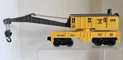 1994 Lionel 6-16684 O Gauge U.S. Navy Operating "Bucyrus Erie" Crane Car - Image 1 of 4