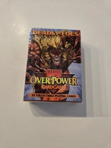 Marvel Overpower Deadly Foes Starter Deck 55 cards New Sealed - Picture 1 of 3