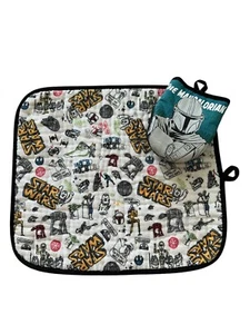 Star Wars 1 Ofenhandschuh und 1 Küchentrockentuch Neu ohne Etikett - Bild 1 von 9