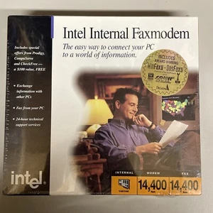 Intel Internal Fax Modem ~ 14,400 bps Brand New Sealed - Picture 1 of 6