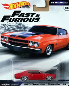 Chevrolet Chevelle SS Fast & Furious 1/4 miglio muscolo 1:64 ruote calde GBW90 GBW75 - Foto 1 di 1