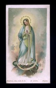 santino cromo-holy card- lit.s.giusep.modena MADONNA IMMACOLATA - Picture 1 of 1