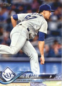 2018 Topps #646 Jose de Leon NM-MT Rays J2M