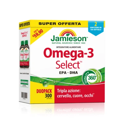 Jamieson Omega 3 select 300 softgel Duopack