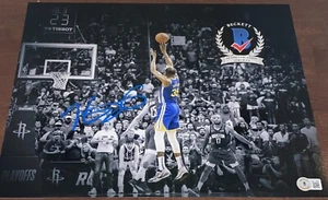 Kevin Durant Signed Autograph 11x14 Photo Golden State Warriors Beckett Witness - Picture 1 of 1