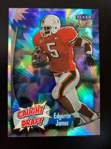 1999 Ultra Caught In The Draft Colts Football Card #10 Edgerrin James