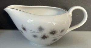 VTG China Coffee Creamer By CREATIVE #1014 Atomic Starburst Platinum Trim Japan - Picture 1 of 9